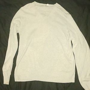 Calvin klein grey mens v neck sweater sz large